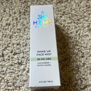 Hemp beauty wake up face mist